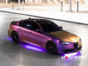 Alfa Romeo Giulia Front V Shield Grill Frame - Carbon Fiber - Feroce Carbon